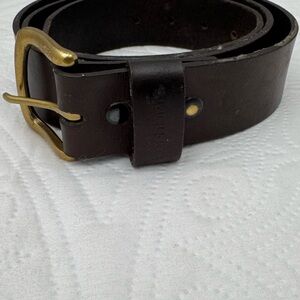 Carhartt Brindle Leather Classic Buckle Belt Brown Men's Size 40